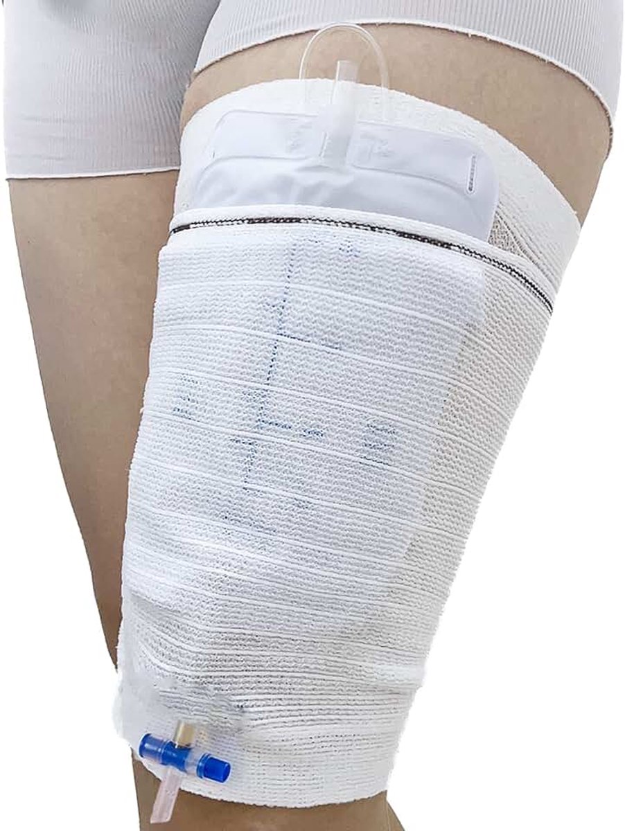 Line Cover Sleeve, elastische PICC-schildkatheterbescherming met netarmverzorging, ultrazacht en ademend, XL-maat voor volwassenen en jongeren