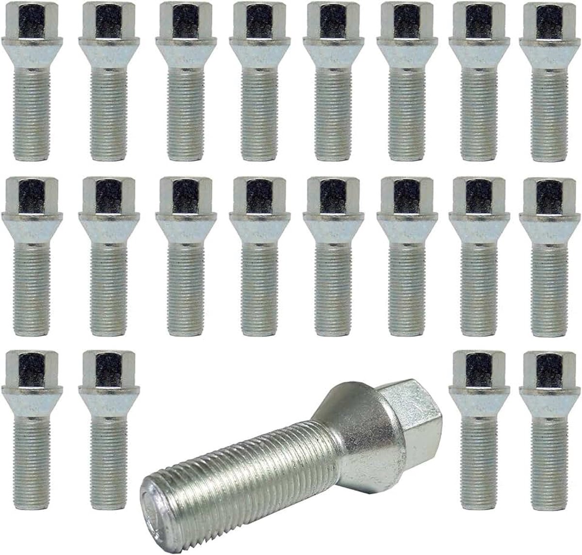Bouten M12x1.5 Kegelband 60 Graden, Compatibel Opel Peugeot Renault