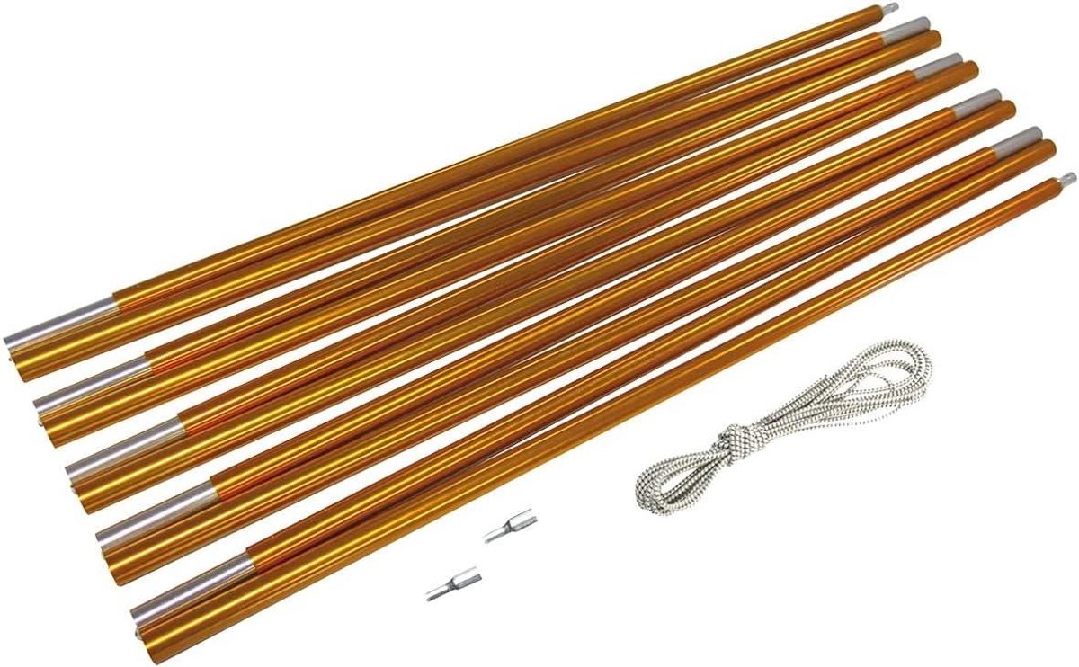 Reserve Stokken Set - Tentstokken Reparatie - Tent Repareren - Aluminium Buigstokken - Ø 11 mm - Multicolor