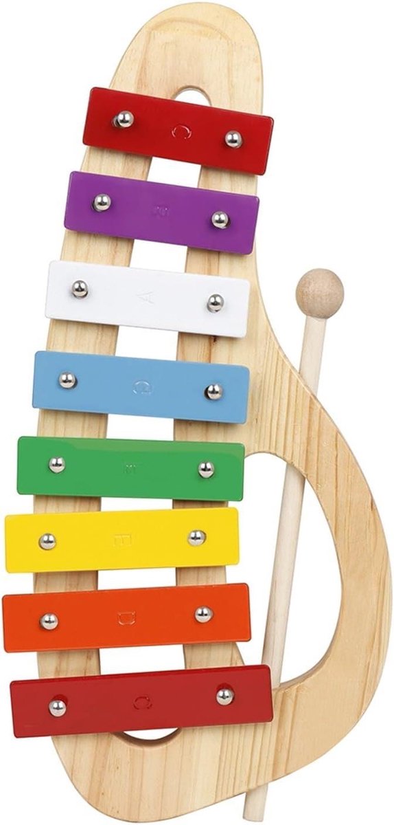 Klokkenspel Xylofoon - Muziekinstrument Beiaard - Muziek Maken Leren - 8 Metalen Tonen - 315 cm - Niet gespecificeerd