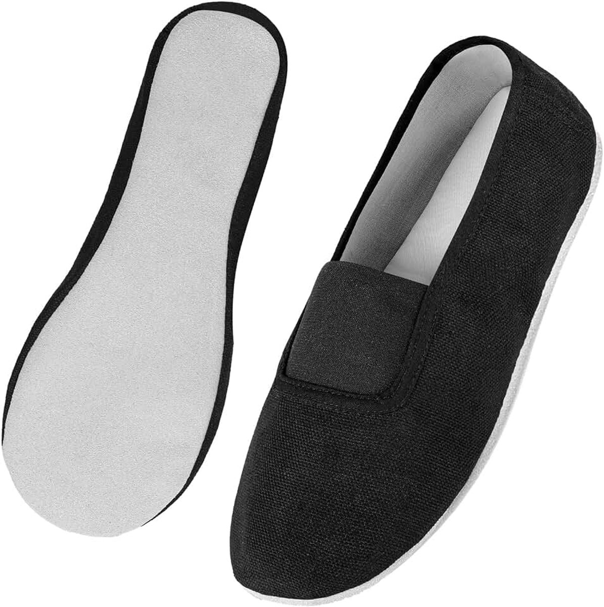 Gymnastiekschoenen voor meisjes en jongens, ademend, turnschoenen, kinderen, rundleer, zool, uniseks, zwart