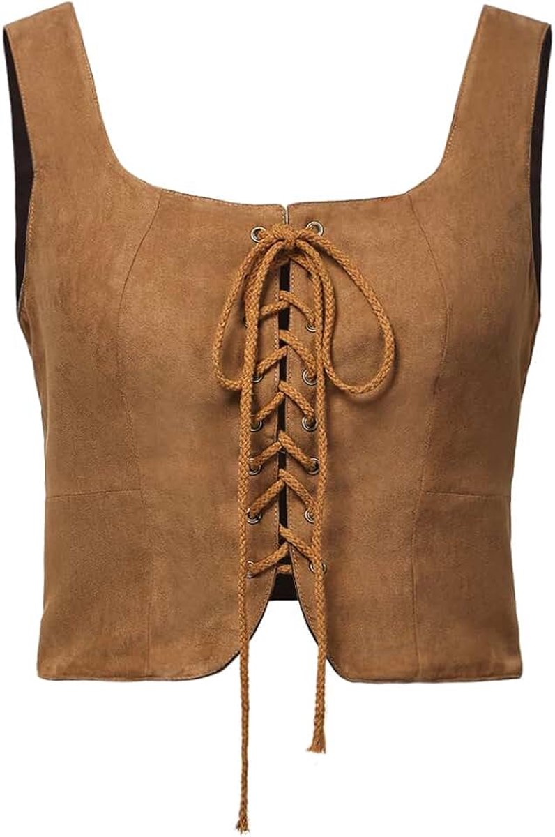 Dames Renaissance vetervest Steampunk Gothic Vest Cosplay Kostuum