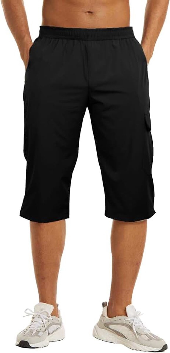 3/4 korte broek heren waterdichte cargo outdoor shorts wandelbroek heren stretch trekkingbroek MTB broek heren lange zomerbroek Serren