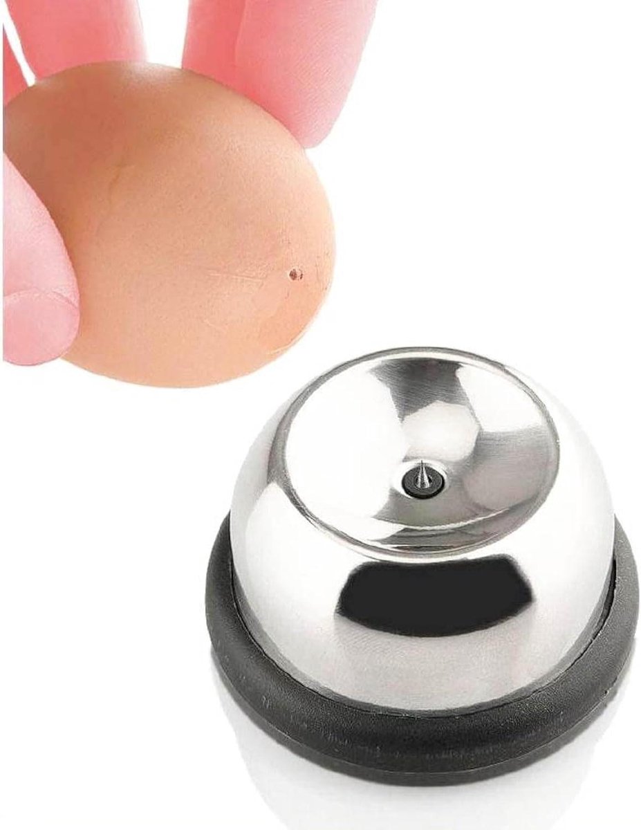Eieropener Tool - Ei Piercer - Perfecte Eieren Maken - Roestvrijstalen Naald - 32 x 57 x 70 cm - Zwart