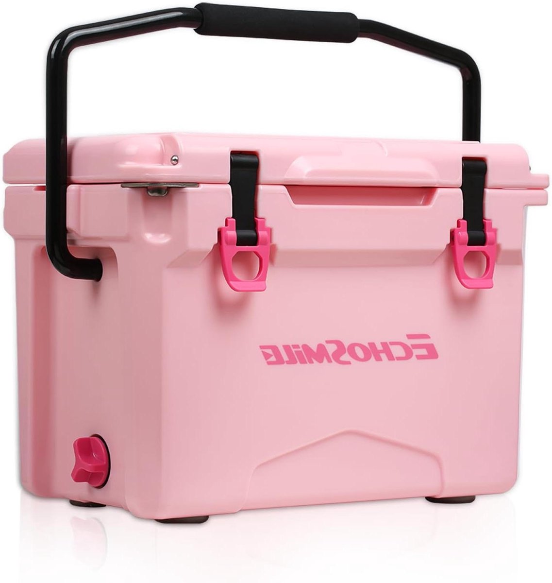 Koelbox - Isolatiebox - Outdoor Activiteiten - Rotomolded Ontwerp - 12QT Capaciteit - Rood Beige