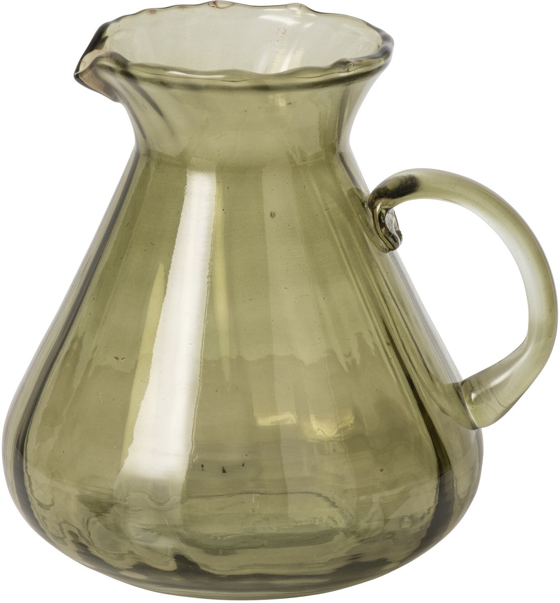 J-Line karaf - glas - kaki groen - small