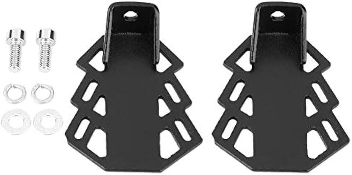 2 stuks fietsvoetsteunen achter, fietsachterpedalen antislip voetsteun pedalen fietspedaal platform met 5mm gat voor mountainbike