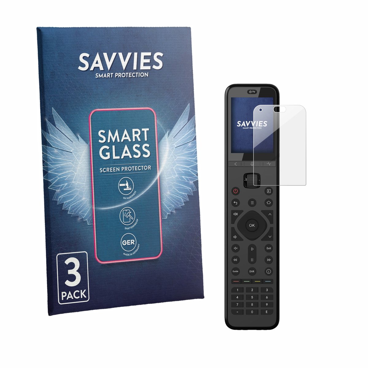 3 Stuks Savvies Screenprotector - geschikt voor Sofabaton U3 - beschermfolie glas transparant