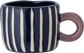 Bloomingville Mok aardewerk blauw Nini - 100ml