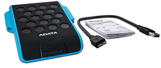 Externe Harde Schijf - Opslagapparaat - Data Veilig Opslaan - IP68 Waterdicht - 2 TB - Zwart Blauw — afbeelding 4