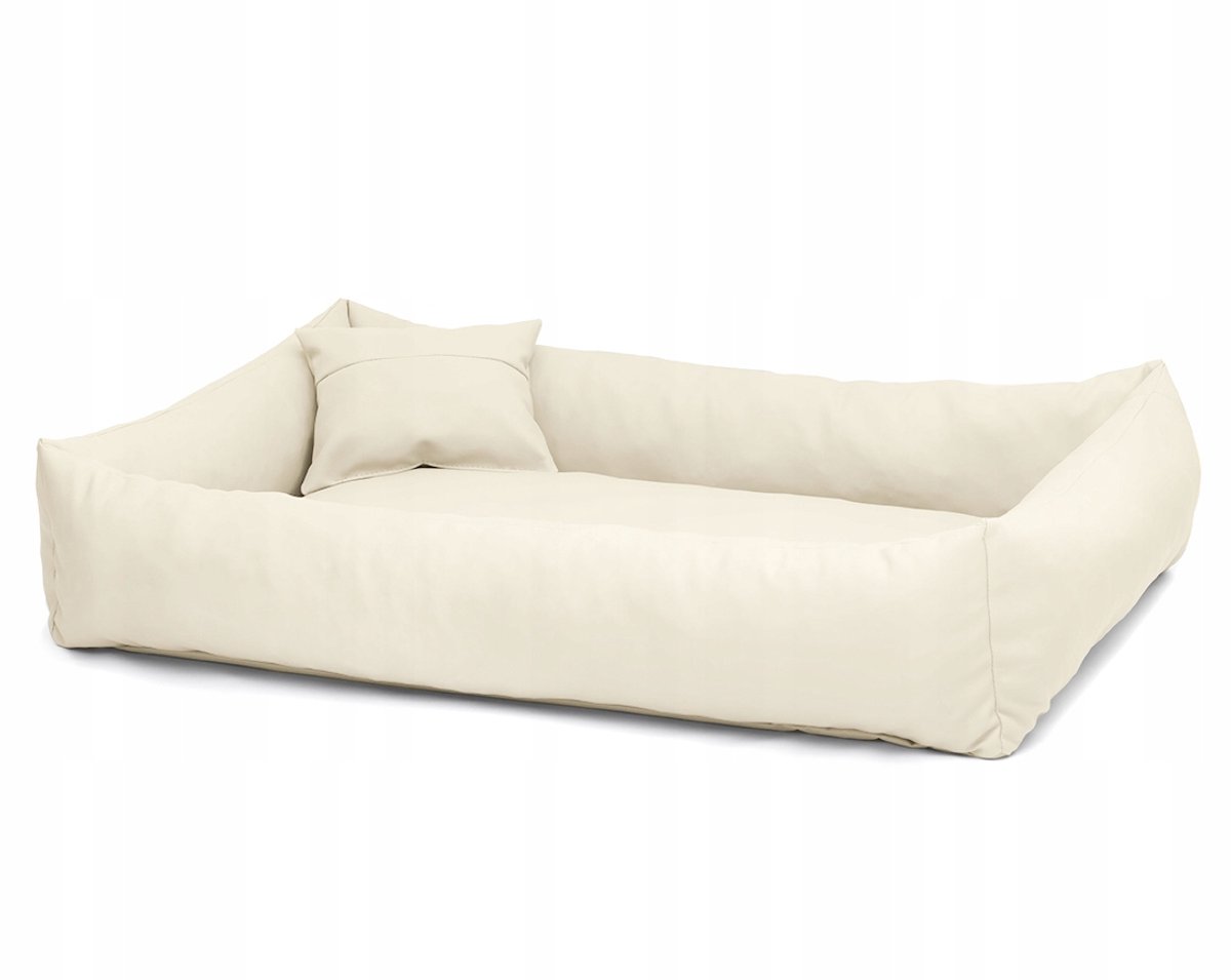 Luxe Hondenkussen Elmo Eco-leer 80x65cm - Comfortabel & Makkelijk Schoon