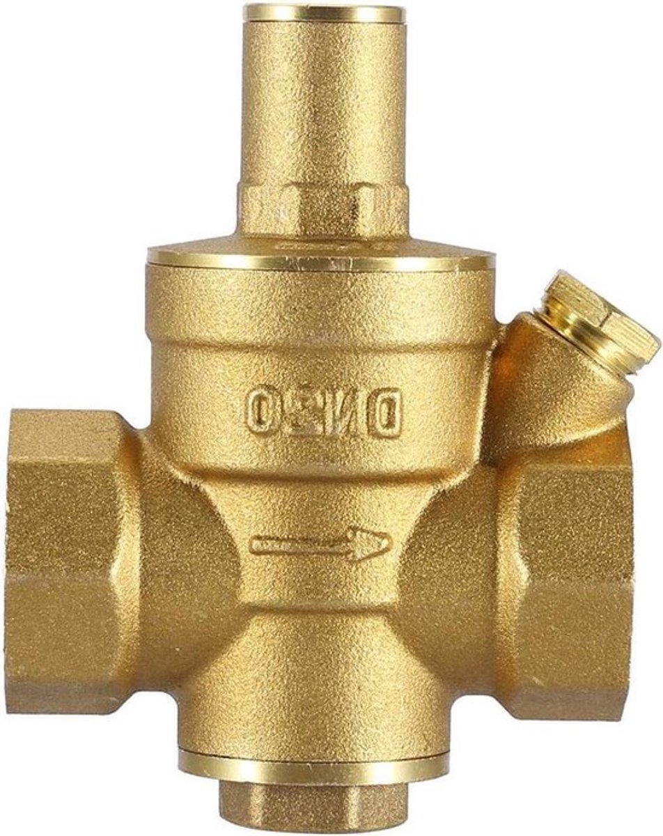 Messing waterdrukverlagend ventiel voor waterdrukregeling en controle 3/4 inch schroefdraaduitsparingen
