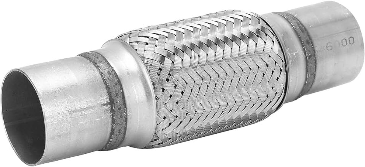 Pijp 57x250mm Roestvrij Staal Dubbele Gevlochten Buis Universele Compatibiliteit voor Auto en Offroad Voertuigen