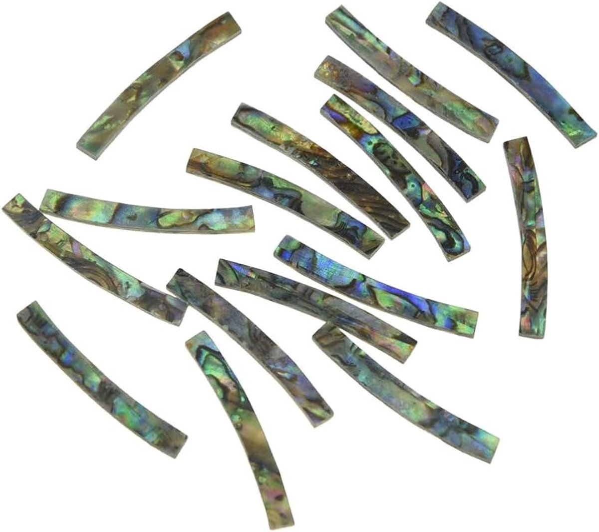 Gitaar Rosette Nieuw-Zeeland Abalone Gebogen Strips Gitaar Soundhole Inlay Dimension 125mmx3mmx1.5mm