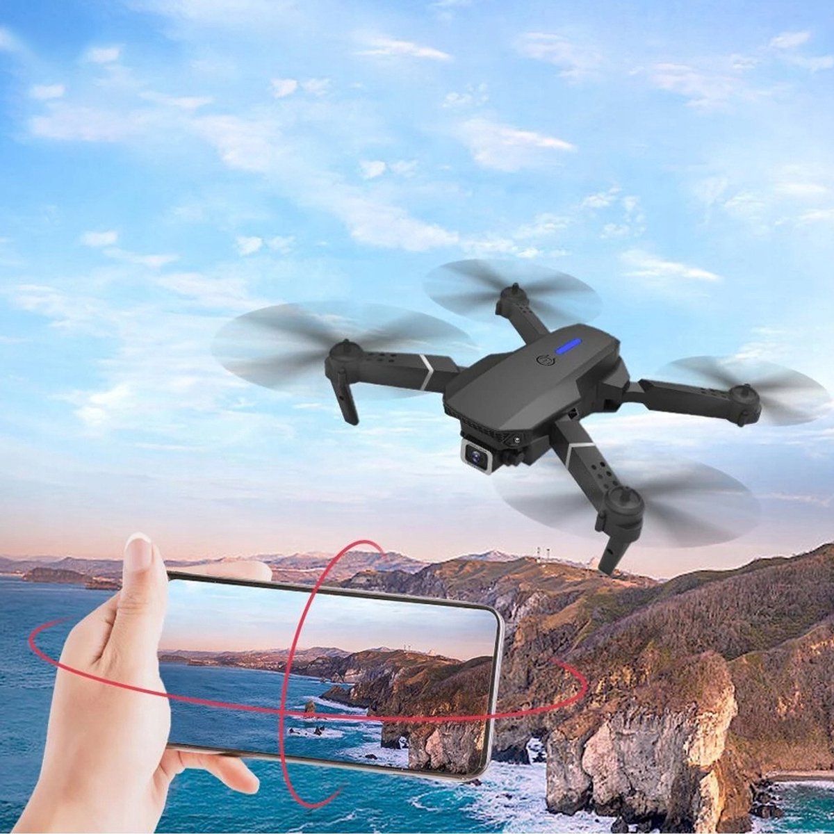 Bedee 4K Drone met Dubbele Camera - Quadcopter thumbnail 6