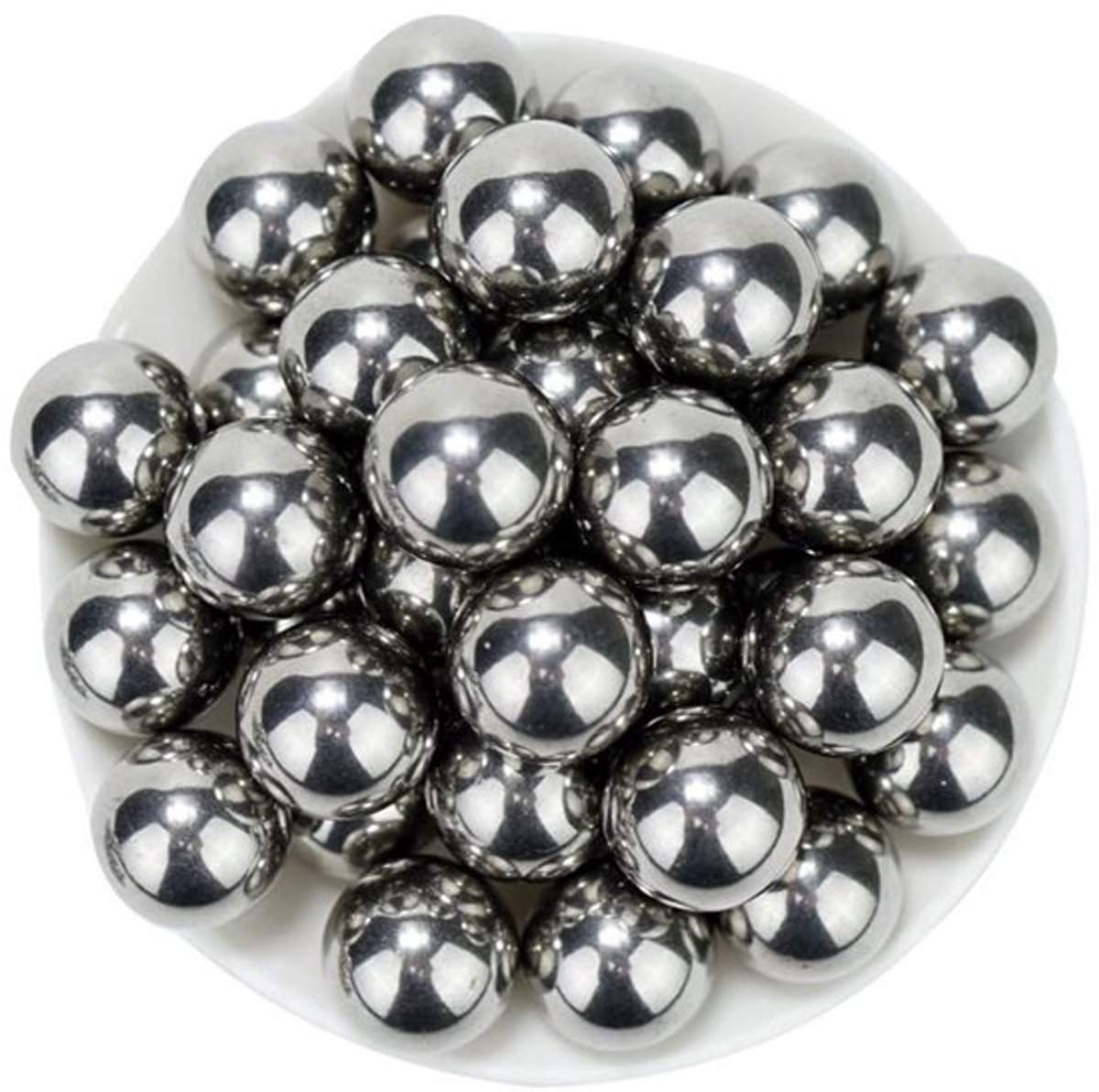 Polished RVS Ballen van 9.53 mm - Set van 50 Stuks voor Precisie en Duurzaamheid