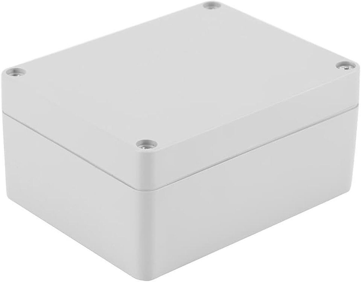 Waterdichte aansluitdoos elektrische behuizing kunststof bedrading aansluitdoos outdoor doe-het-zelf doos met accessoires (115 x 90 x 55 mm)