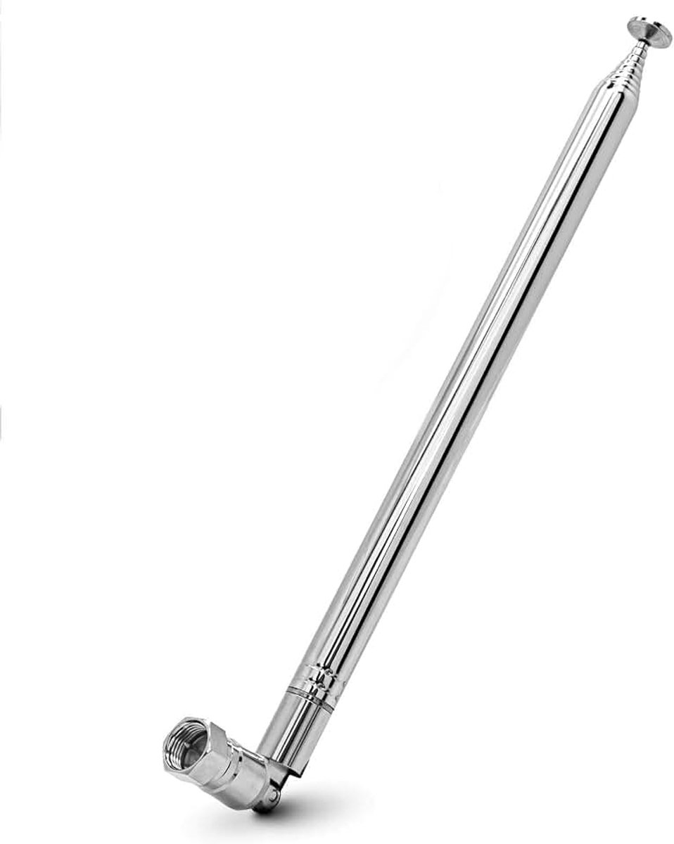 120 cm telescopische antenne vervanging F-stekker DAB UKW radio FM AM auto audio