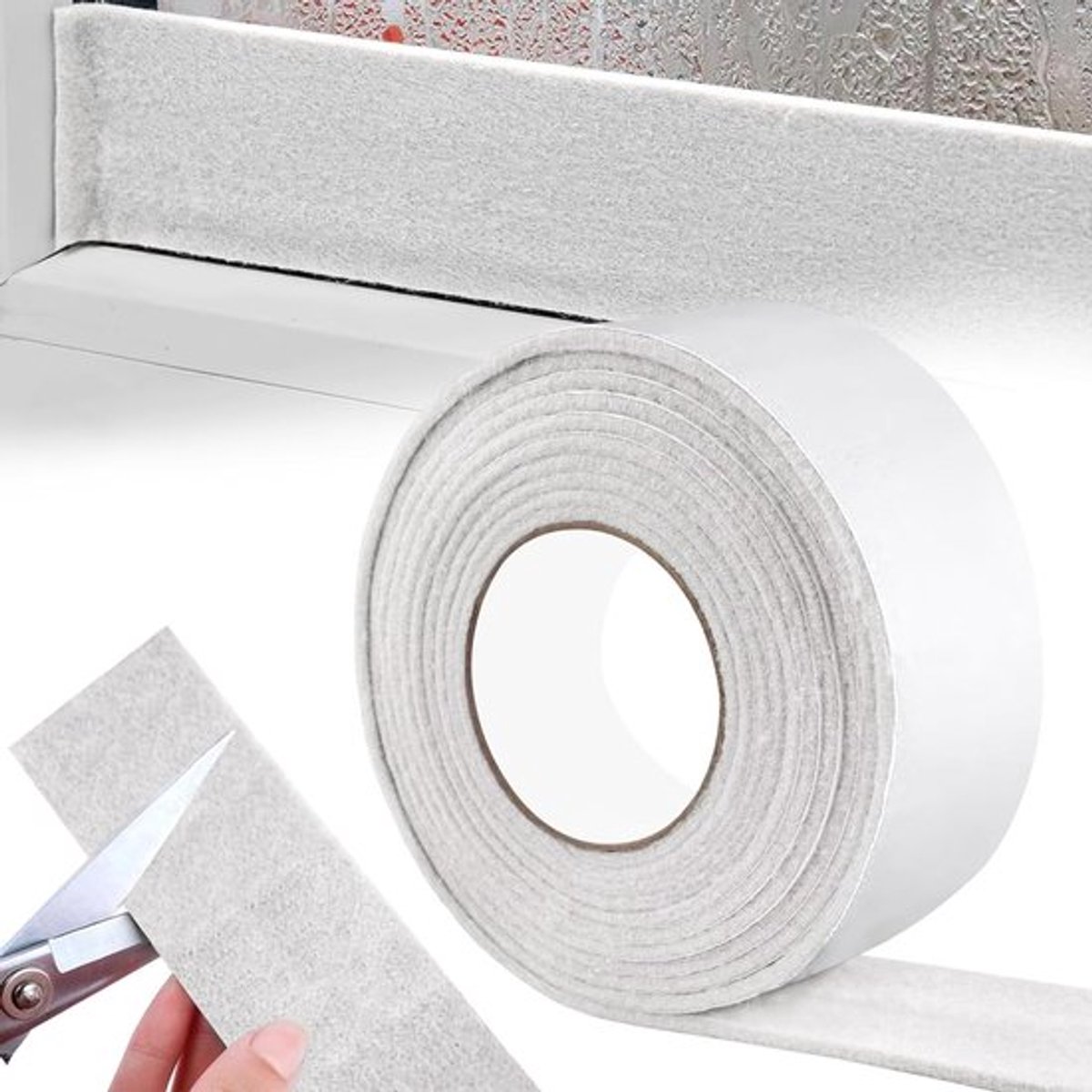 Anti-condensatie strip voor ramen - Zelfklevende waterabsorberende tape - 7 cm x 4 m - Voorkom condensvorming, verbeter isolatie en bescherm tegen waterschade