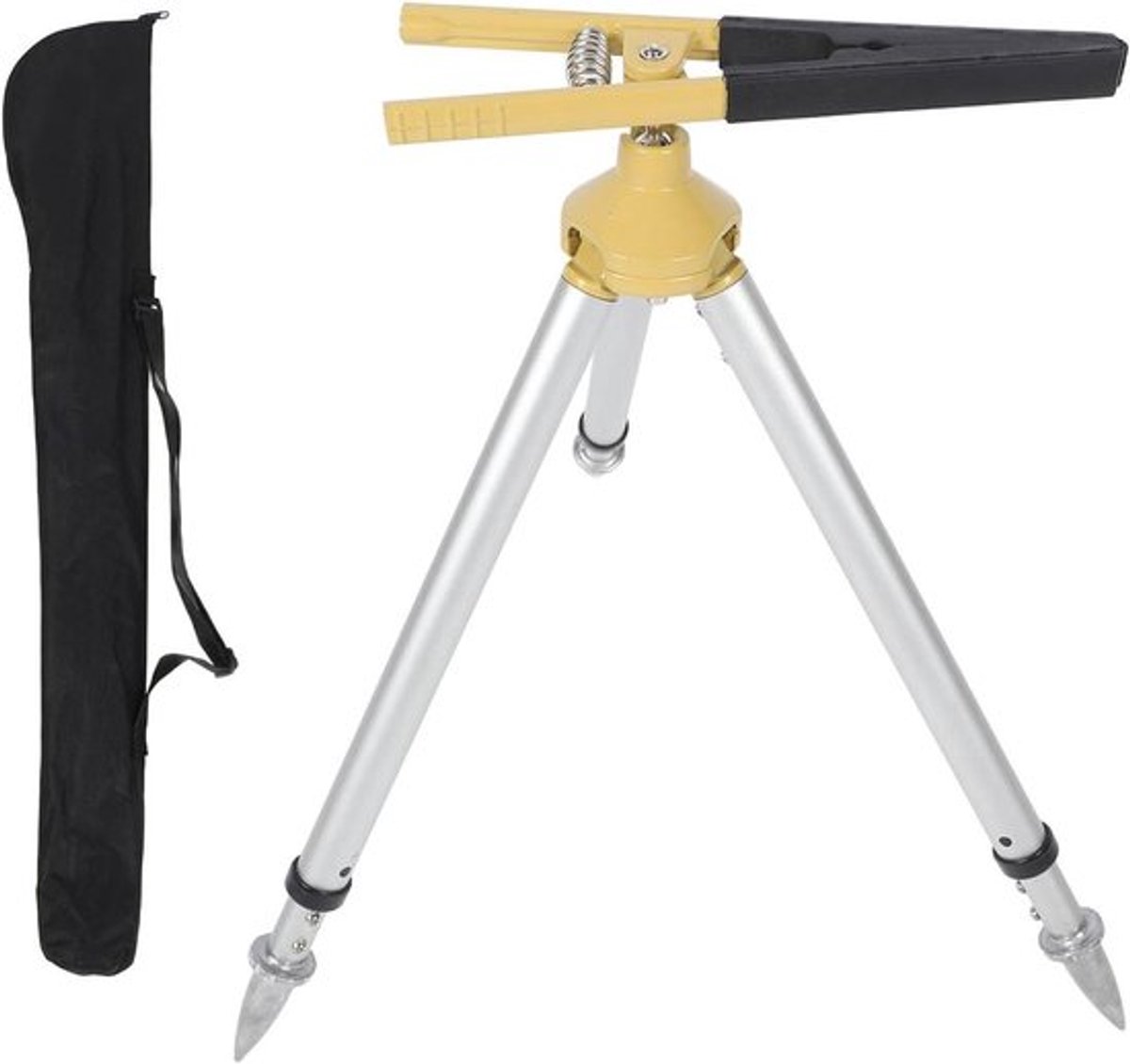 Total Station Statiefstandaard | Aluminium | Verstelbaar 46-60 cm | Meetapparatuur | Bouwplaats | Landmeetkunde