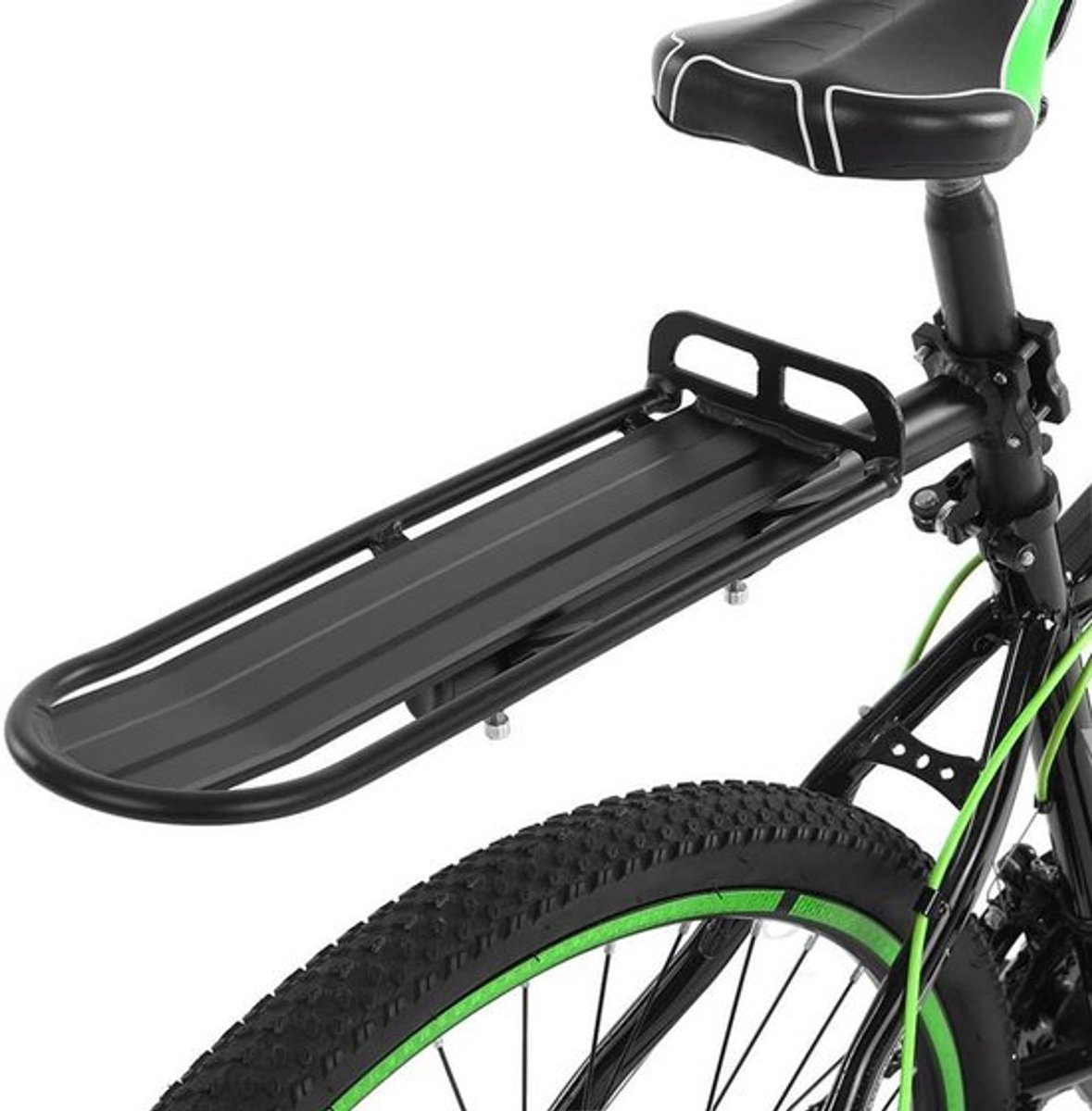 Verstelbare Fietsendrager van Aluminium, Geschikt voor Mountainbikes, Snelle Montage en Maximaal 9kg Draagvermogen