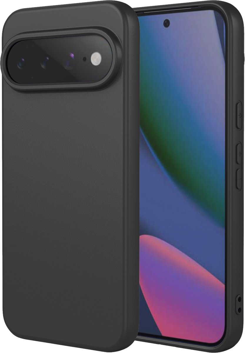 MobyDefend Hoesje - Geschikt voor Google Pixel 11 Pro XL - Matte Siliconen Backcover - Zwart