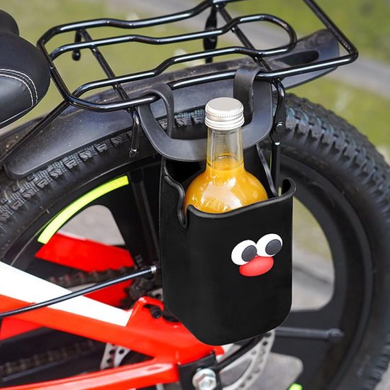 Wandelfleshouder - Bekerhouder - Fietsen en Wandelen - Veilige Grip Technologie - Universele Pasvorm - Zwart — afbeelding 3