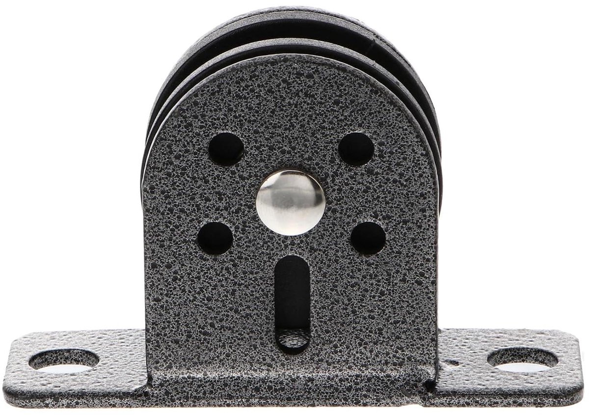 Fitness Katrol - Kabelpoelie Hefkatrol - Thuisoefeningen - Zelfnivellerend Dubbele Lagers - 10 x 6.5 x 3 cm - Zwart