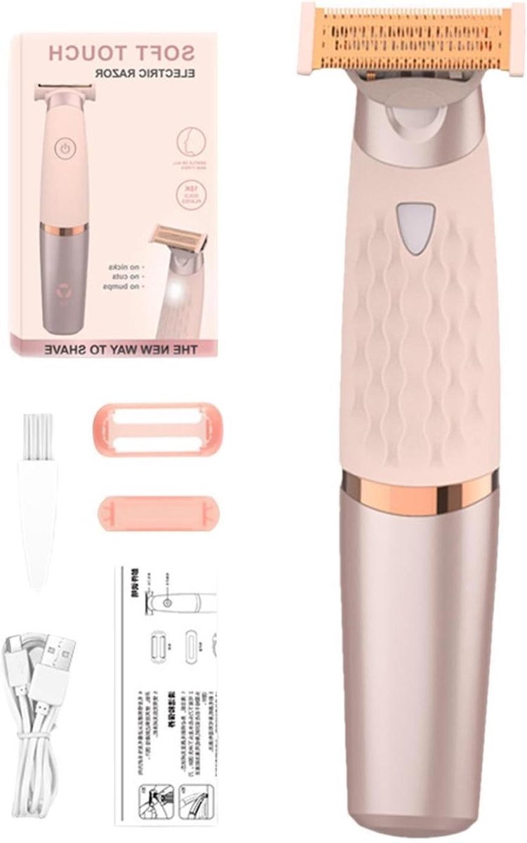 Elektrisch Scheerapparaat - Gezichts- en Lichaamstrimmer - Huidverzorging - Gentle Hair Removal - 173 x 105 x 4 cm - Wit