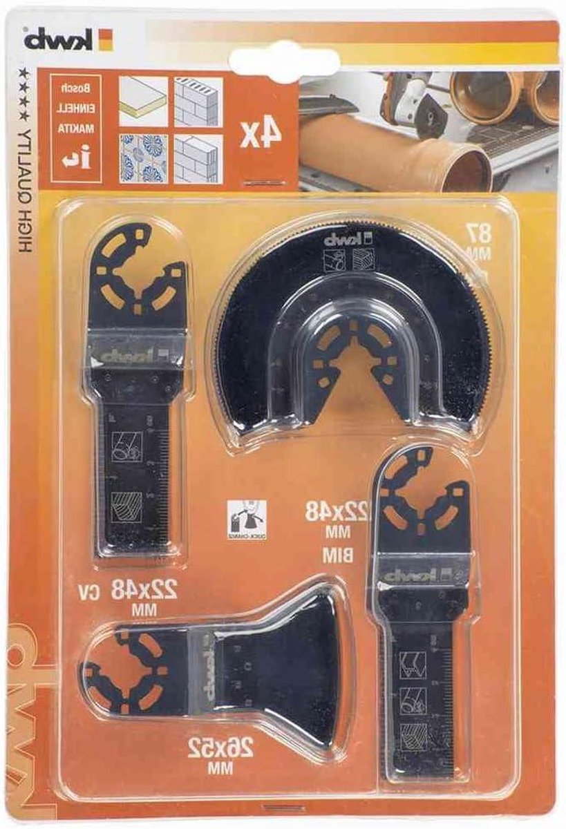 Multitoolset 4-delig - Multifunctioneel gereedschap Handgereedschap set - Hout en reparatie - Professionele kwaliteit - 171 gram - Zwart