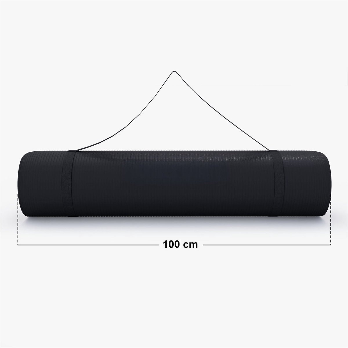Gorilla Sports Yogamat Deluxe - Fitnessmat - Zwart thumbnail 5