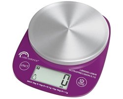 Balance culinaire - LB 5000 Pro Inox 5.1 - Ultra précision - USB - Réparable