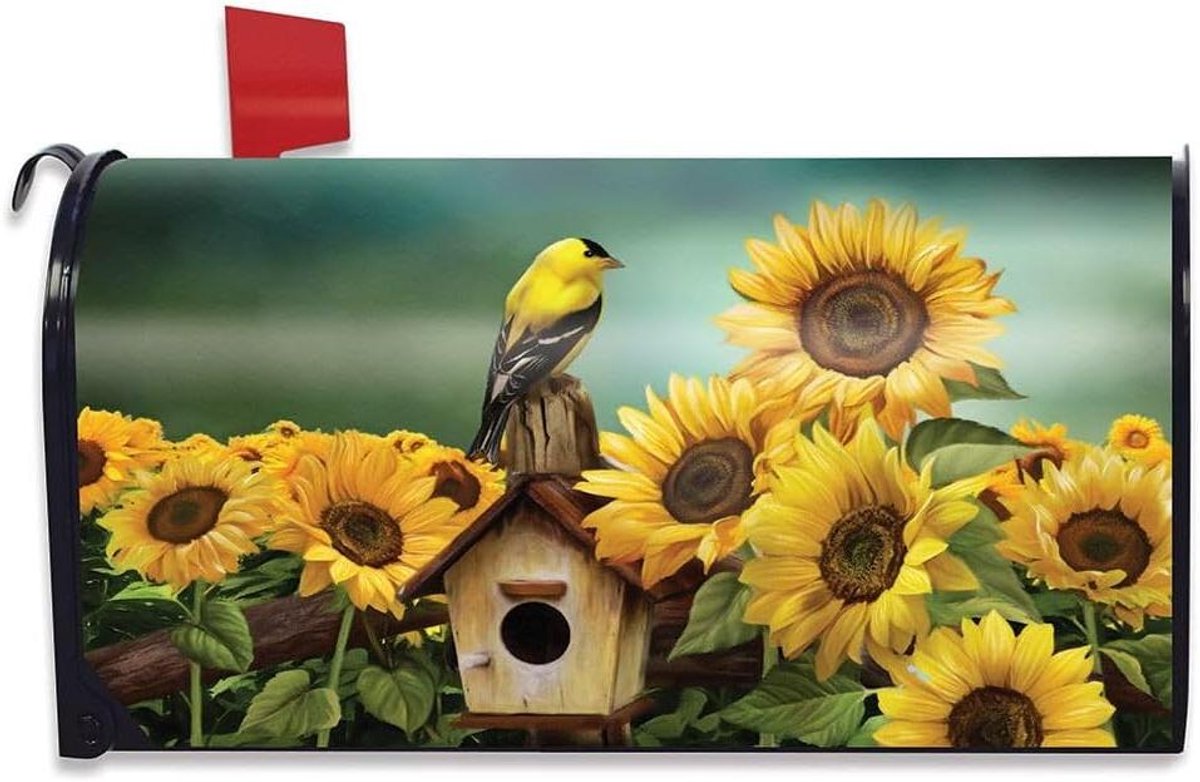Brievenbus Decoratie - Brievenbushoes - Huis Verfraaien - Weerbestendig Vinyl - 65 x 19 Inch - Meerkleurig