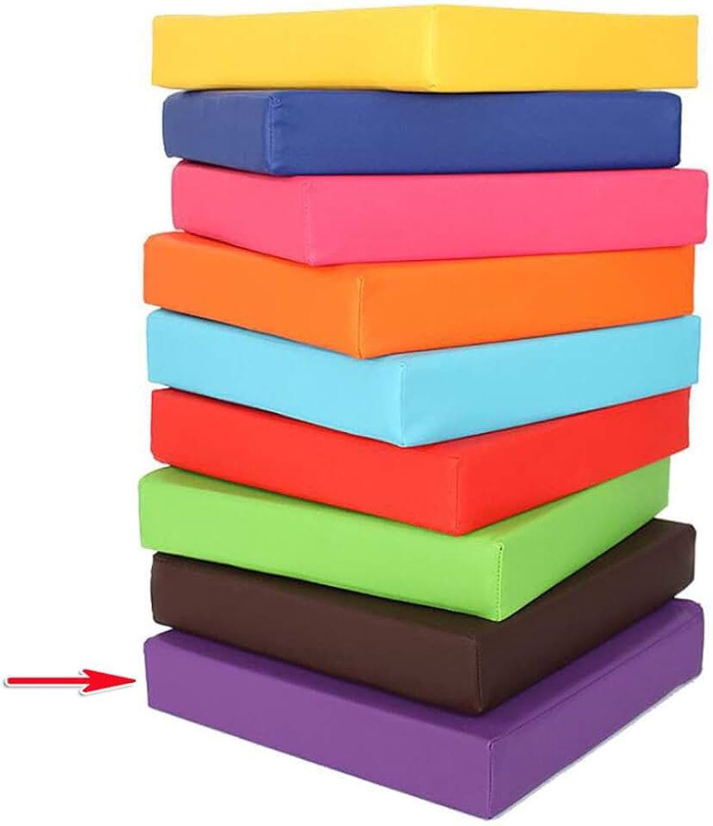 Wangk Outdoor Indoor Lange Bank Kussen Kussen Pad Venster Zitkussens Tuin Pallet Kussens Patio Meubilair Kussens Tuin Bank Kussen Zitkussen-Paars 100×30×5cm (39×12×2in)