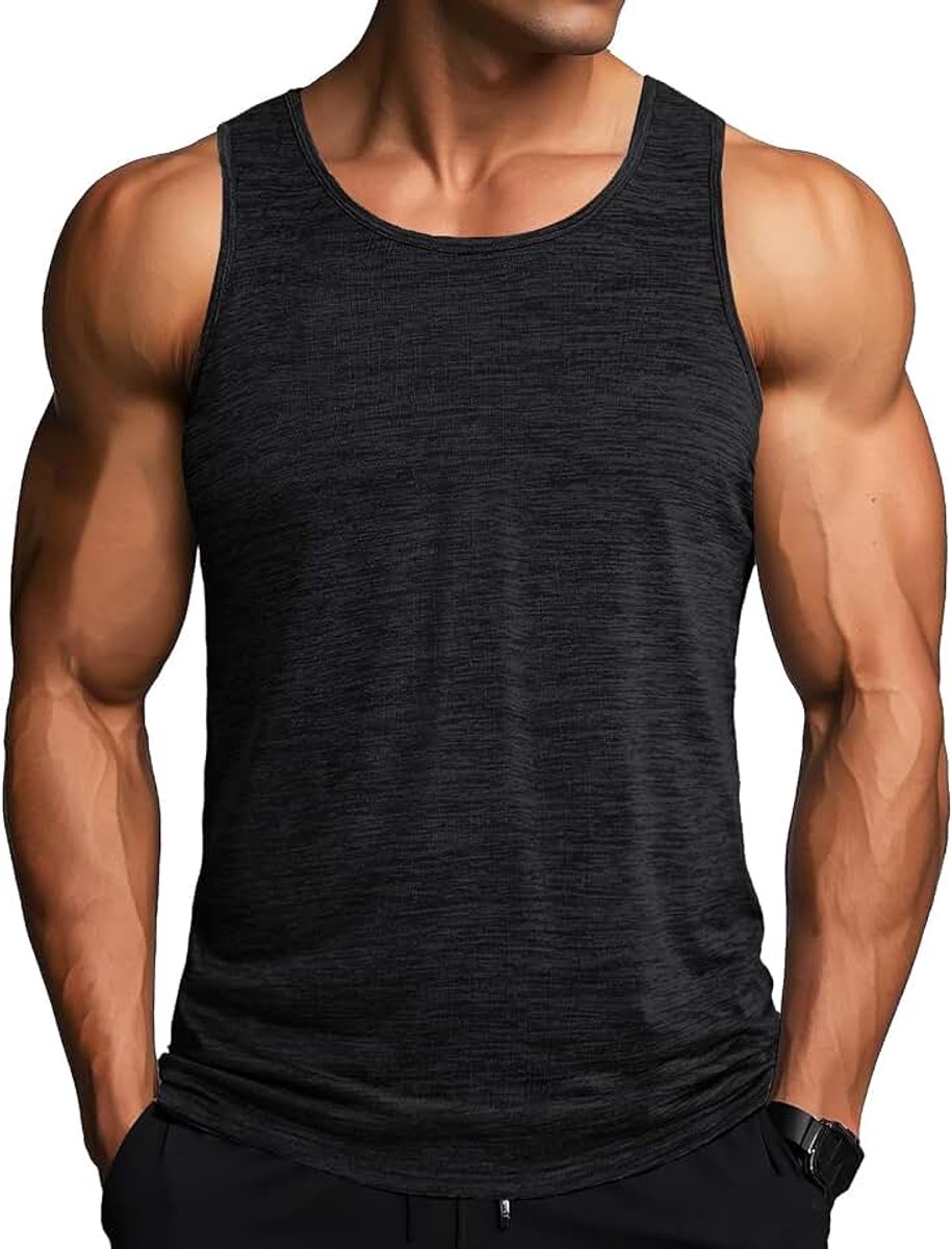 Basic Solid Tank Heren T-Shirt