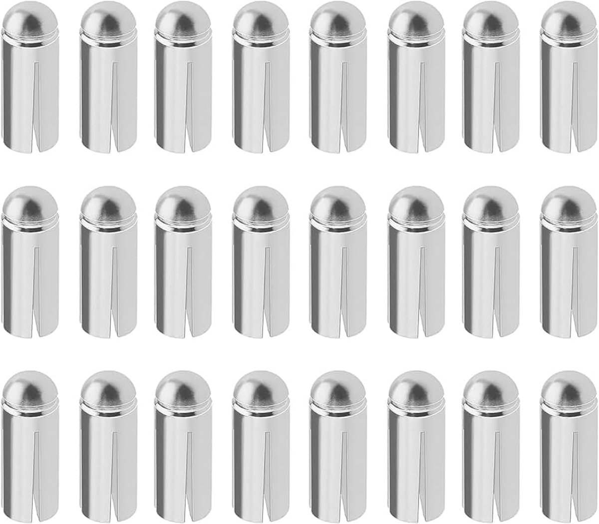 24 Stks 90 Graden Dart Wing Protector Aluminium Dart Flight Protector Professionele Competitie Dart Accessoires 3mmx8.5mm Zilver