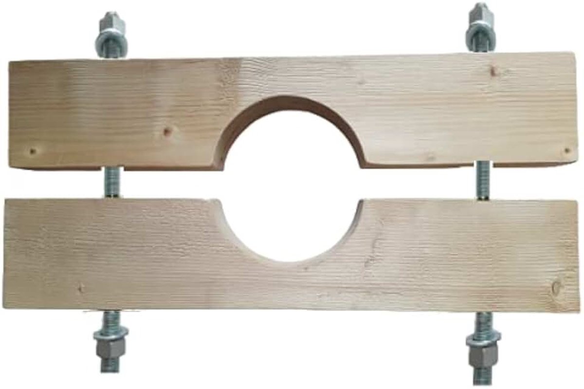 Houttang voor KG/HT DN 160/160 of blauwe boorgaten voor de bouw met dompel-, grind-, grondboor- en tuinpompen-driepootmes. Accessoires voor de productie van een fontein