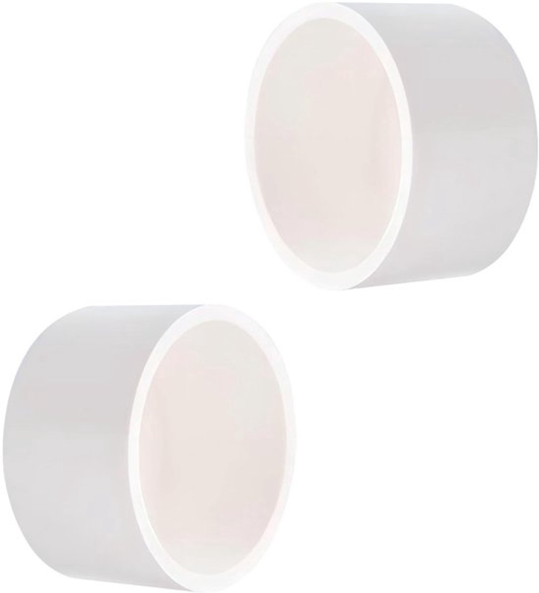 PVC pijpkapjes - 110 mm - Hoogwaardige afwerking - Wit