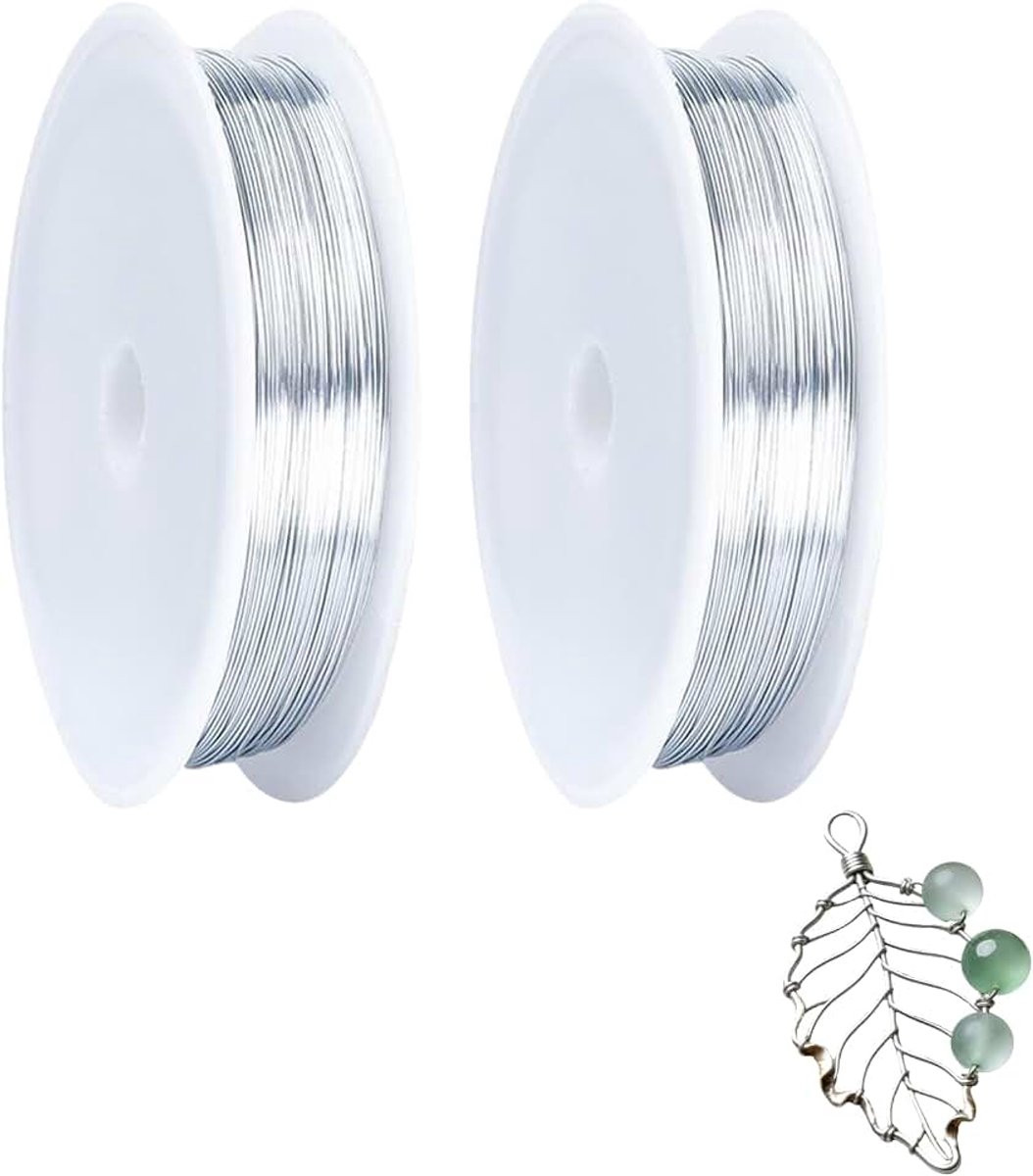 Draad, dunne draad voor het werk, edele staaldraad, zinkdraad, binddraad voor doe-het-zelf armbanden, halskettingen, oorbellen, sieraden maken