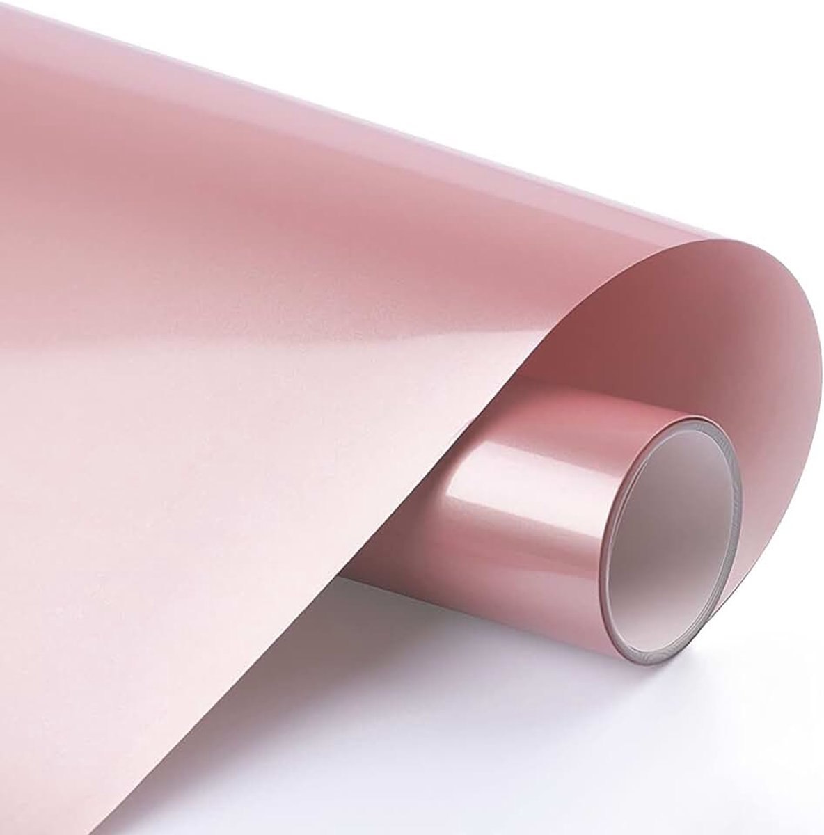 Warmteoverdracht Vinyl Roll, Plotterfolie, Heat Transfer Vinyl 30 cm × 3 m, strijktransferfolie, voor doe-het-zelf T-shirt, stoffen (Rosé Goud)