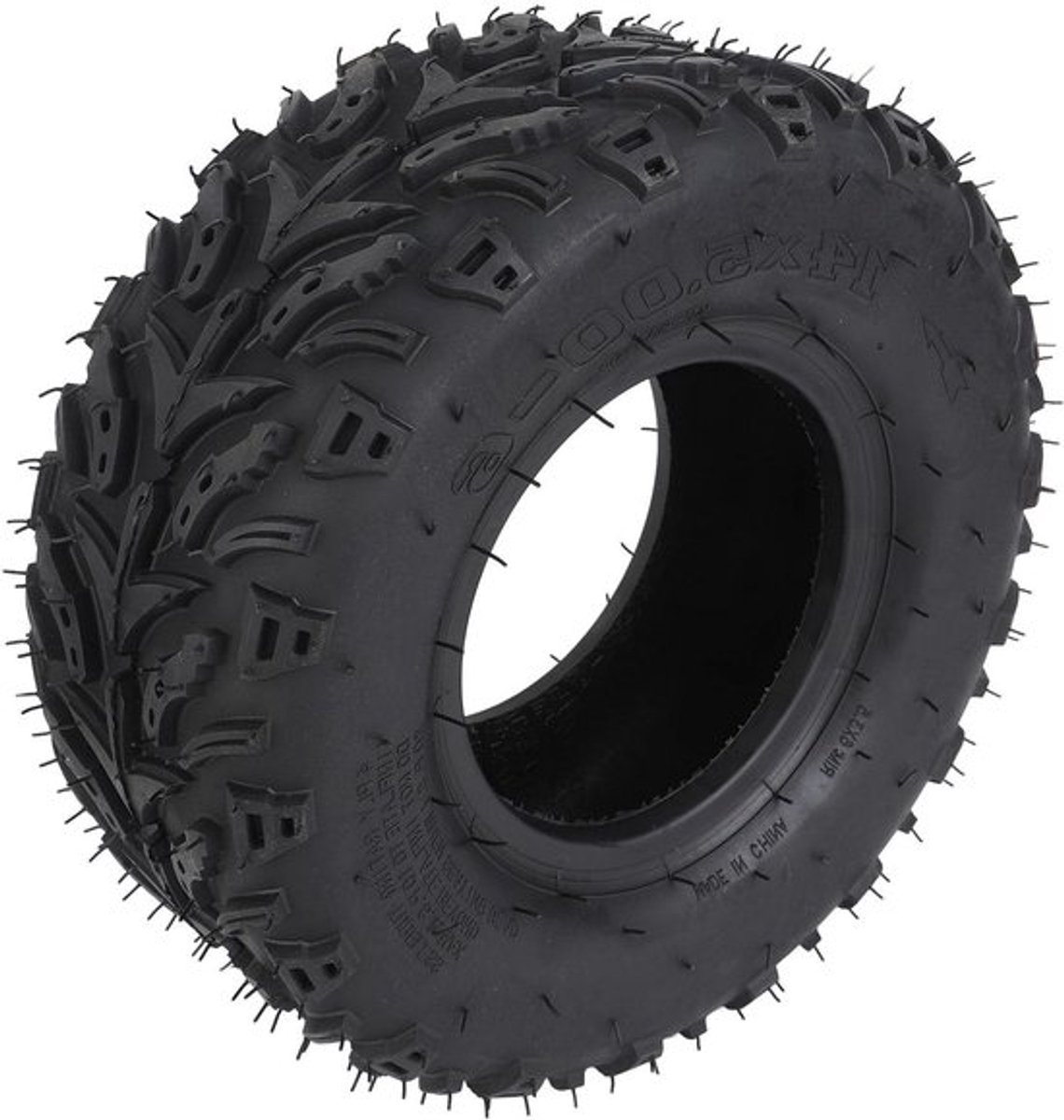 Voorwielvelgband van rubber tubeless vacuüm voor ATV, quad, golfkar en mini bike - 14x5.00-6
