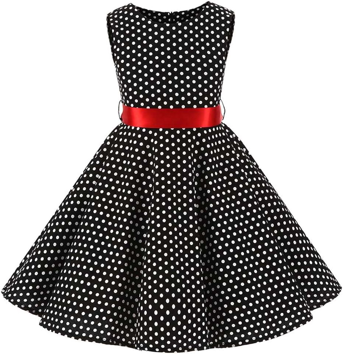 Feestjurk voor meisjes, retro, vintage, rockabilly jurk, cocktailjurk