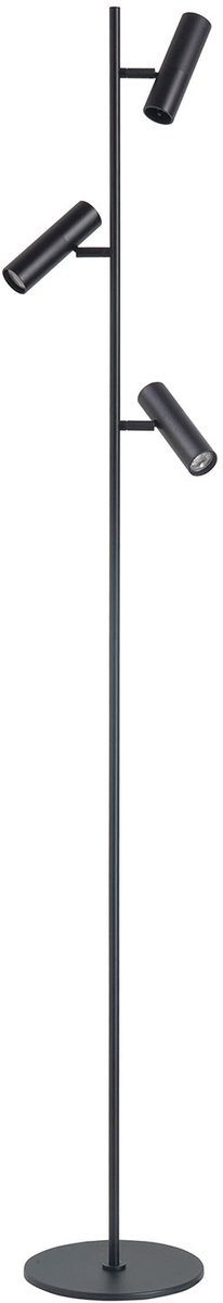 Highlight Vloerlamp Trend 3 lichts H 158 cm incl mini GU10 zwart