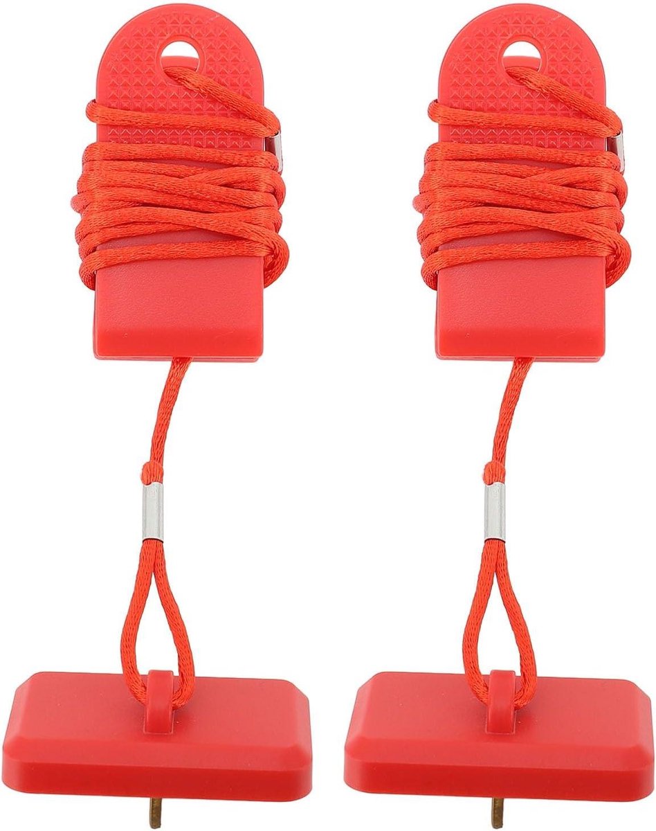 Loopband Veiligheidssleutel - Noodstop Clip - Veilig Trainen - Universele Compatibiliteit - 12 x 8 x 4 cm - Zwart
