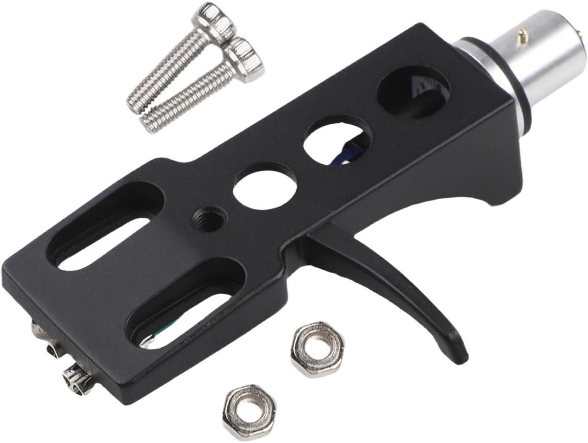 Platenspeler Element - Pickup Naald - Muziek Luisteren - Synthetische Naaldpunt - 17 Gram - Wit Zwart