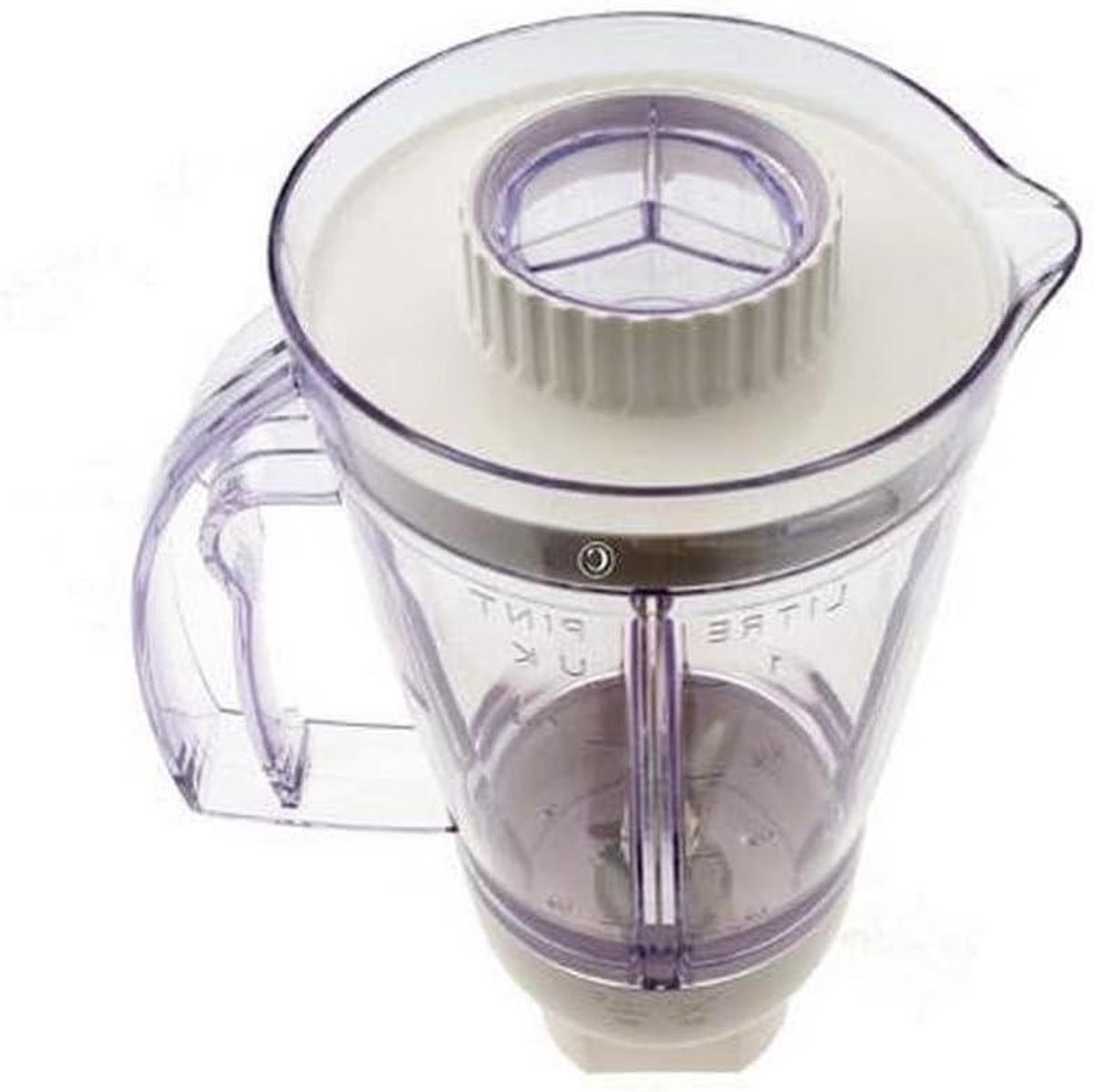 Mixkom Compleet - Keukenmachine Onderdeel - Ingrediënten Mengen - Roestvrij Staal - 0.4 Kilogram - Zilver