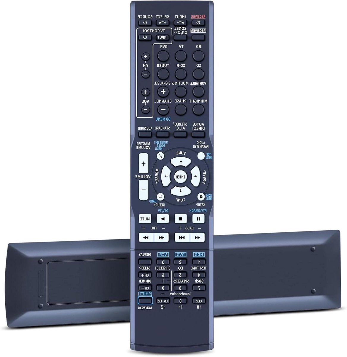 Vervangende Afstandsbediening - Universele Afstandsbediening Receiver Afstandsbediening - Bediening Home Cinema - Geen Programmering Nodig - 26 Voet Bereik - Zwart