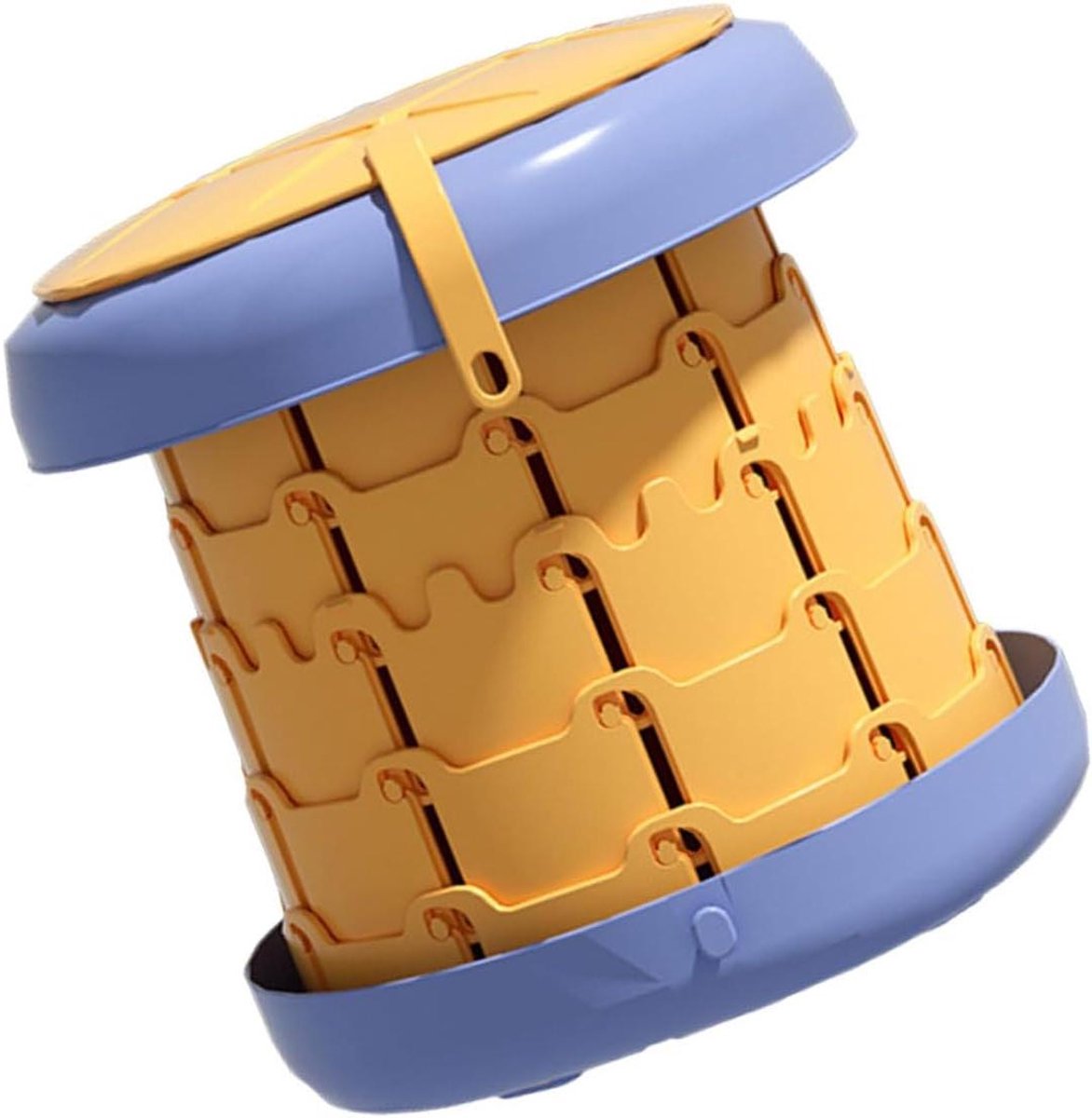 Draagbare Potty - Reis Potje Kinderen - Onderweg Zindelijkheid - Opvouwbaar Ontwerp - 26.8 cm - Geel