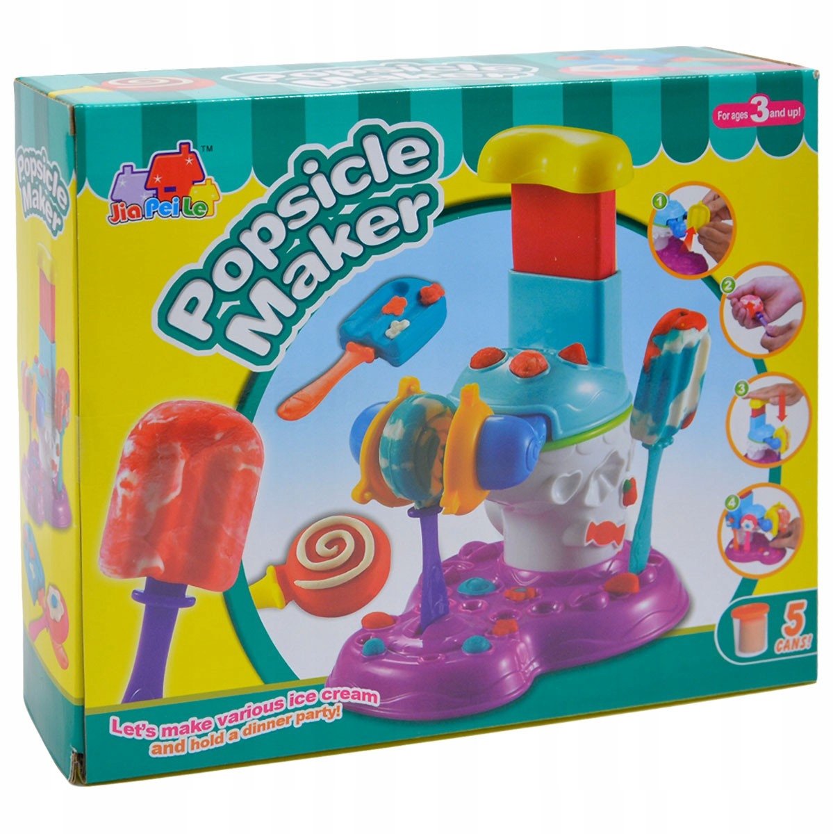 Kleurrijke Deegmaker voor Kinderen - Maak IJsco's en Snoepjes!