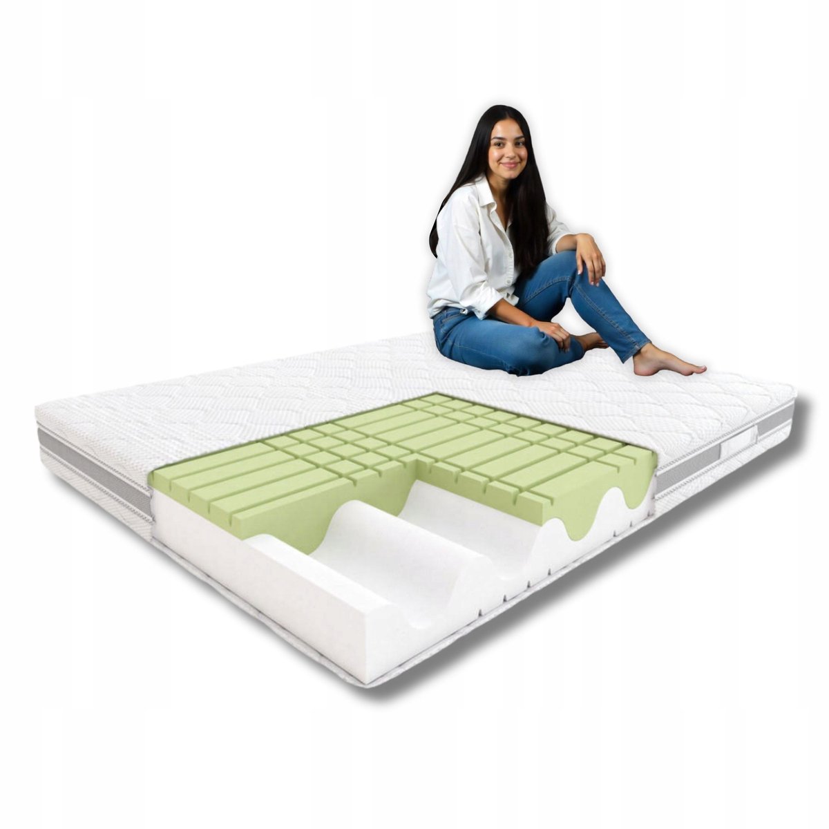 Hilding Rock&Roll Matras 80x200cm - Tencel Nieuw, Medium/Hard